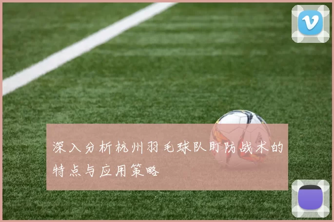 深入分析杭州羽毛球队盯防战术的特点与应用策略